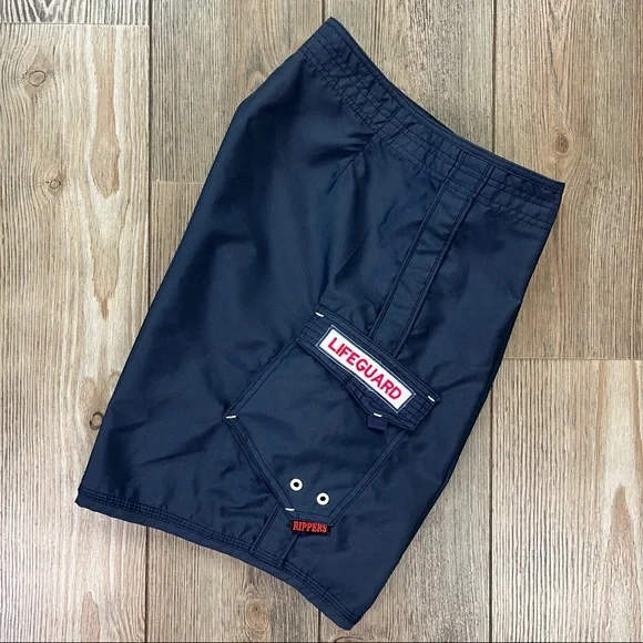 SOLD! Maui Rippers Lifeguard Board Shorts Microfiber - Picture 10 of 10